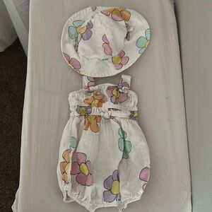 12 month Onesie summer outfit Jessica Simpson. Worn and washed twice.